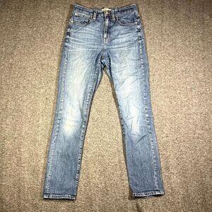 Madewell Jeans Womens 25 High Rise Slim BoyJean Light Wash Faded 90s fit Mom